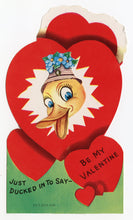 Load image into Gallery viewer, Assorted Unused 1950&#39;s VALENTINES with Envelopes || Just Ducked In