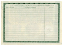 Load image into Gallery viewer, 1918 Philadelphia Baltimore Railroad Company Stock Certificate