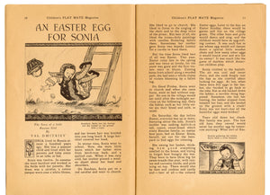 April 1946 Vintage Children's Playmate Magazine || Easter, Spring Issue