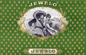 Antique Unused JEWELO Cigar, Tobacco Label || Gold, Embossed