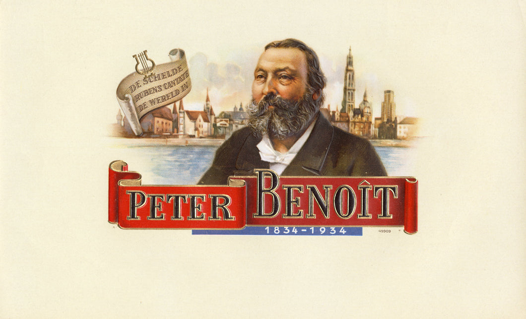 Antique Unused PETER BENOIT Cigar, Tobacco Label || Gold, Embossed 