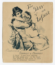 Load image into Gallery viewer, 1884 Tarrant&#39;s Seltzer Aperient, A Day of an Infant, Promotional Booklet