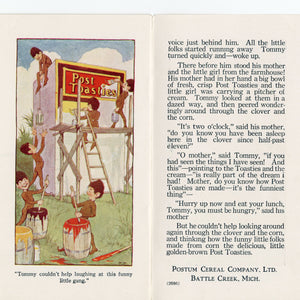 1914 Post Toasties Cereal, Tale of the Toastie Elfins, Promotional Children's Book