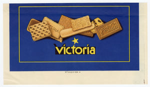 Vintage Unused Victoria Biscuit Company, Cookie Label