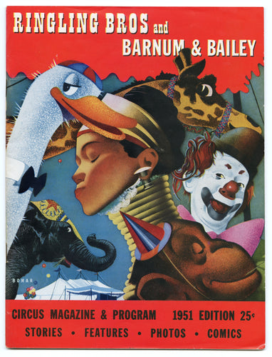 1951 Vintage RINGLING BROS. & BARNUM & BAILEY Circus Magazine