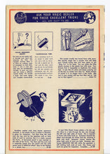 Load image into Gallery viewer, 1944 Vintage MAGIC TRICK Book, Children&#39;s Magazine, Tricks, Illusions