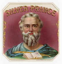 Load image into Gallery viewer, Antique, Unused SILVER PRINCE Brand Cigar, Tobacco Crate Label SET, Greek Philosopher