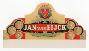 Antique, Unused JAN VAN EIJCK Brand Cigar, Tobacco Brand Label SET of Three