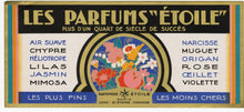 Load image into Gallery viewer, Vintage, Unused, French LES PARFUMS ETOILE Assorted Perfumes Label SET