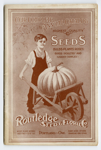 1928 Antique ROUTLEDGE SEED & FLORAL CO. Seed Catalog, Farming, Plants