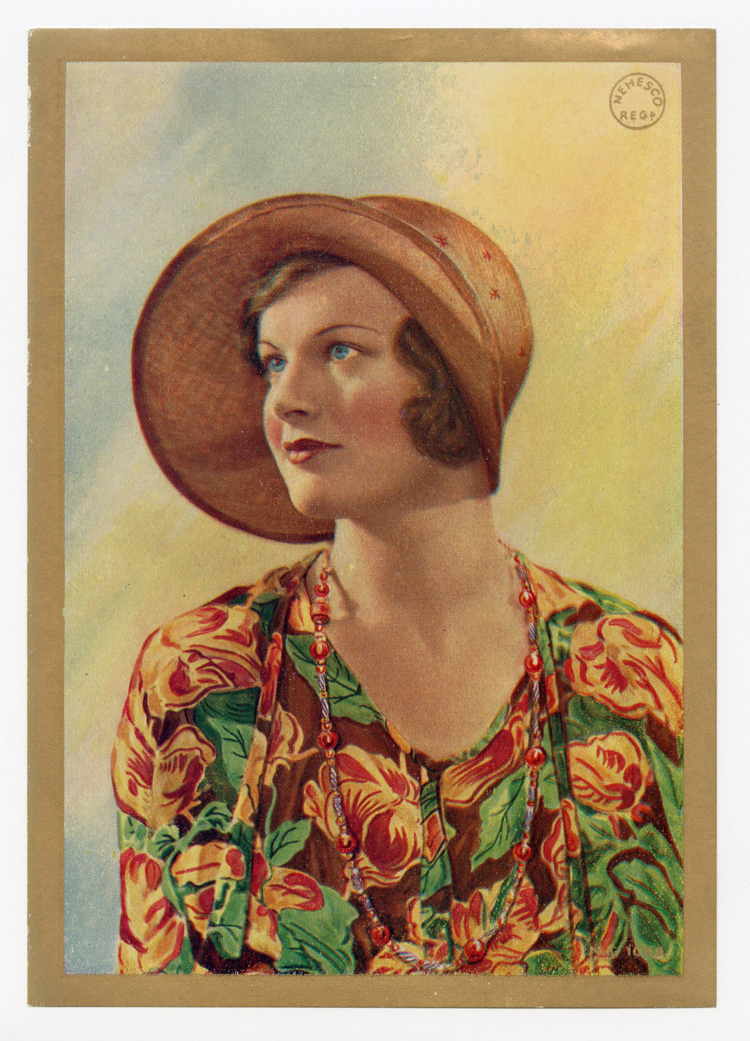 Vintage, Unused 1930's Fashion Fabric Label