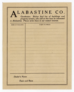 1918 Antique BRUSH & PAIL Promotional Paint Booklet, ALABASTINE Co., WWI America
