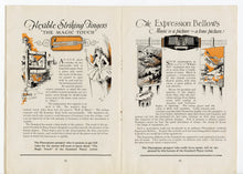 Load image into Gallery viewer, 1923 Antique STANDARD PLAYER MONTHLY Promotional Piano Book, Aladdin