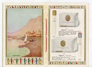 1925 ORIENT CIGARETTE CO. Illustrated Price List Booklet, Egyptian Revival, Cairo, Egypt
