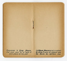 Load image into Gallery viewer, 1933 Unused French RHUM NAURA Advertising Notebook, Art Deco, Alcohol, Rum
