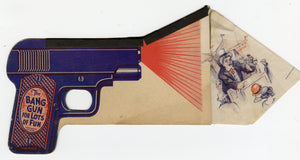 Antique 1920's Novelty Children's Paper BANG GUN Party Favor, Toy, Carnival