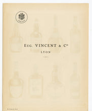Load image into Gallery viewer, 1920&#39;s-1930&#39;s Eugene Vincent &amp; Co. LIQUEUR Advertisement, Alcohol Bottles, Vintage Bar
