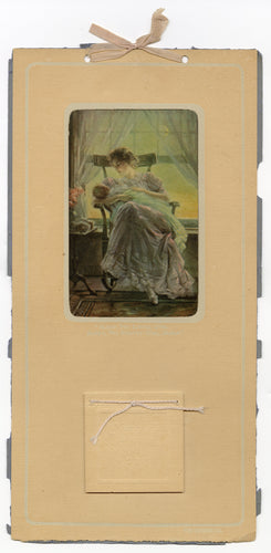1915 NEW PROCESS LAUNDRY Full Advertising Calendar, Mother and Baby
