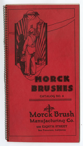 1920's MORCK BRUSHES CATALOG, Paint, Art, San Francisco Business