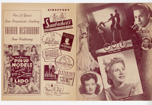 1944 FOLIES BERGERE , Winterland Program, San Francisco, Clifford C. Fischer