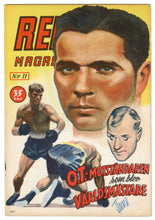 Load image into Gallery viewer, 1950 March REKORD MAGAZINE, German Boxing, Sports, O.T. Motstandaren