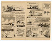 Load image into Gallery viewer, Two 1960&#39;s Train Comic Books RAILS ACROSS AMERICA &amp; RIDE THE HIGH IRON