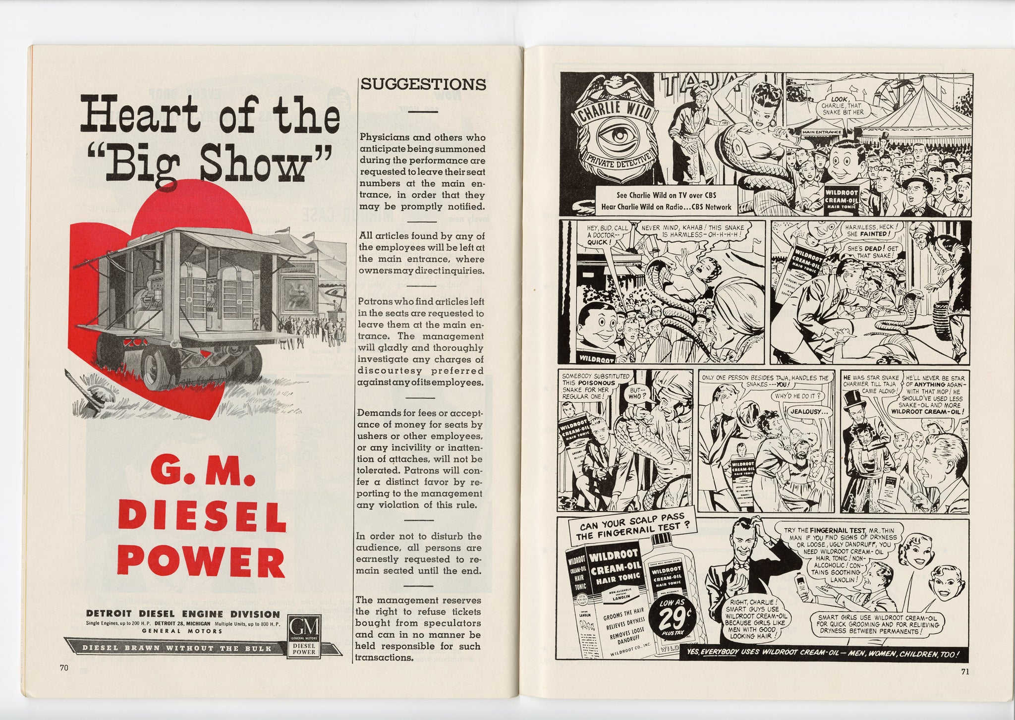 1951 Vintage RINGLING BROS. & BARNUM & BAILEY Circus Magazine TheBoxSF