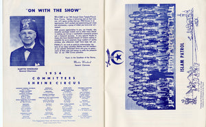 1954 ISLAM SHRINE CIRCUS Souvenir Program, Magazine, San Francisco