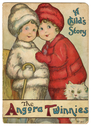 1915 THE ANGORA TWINNIES Children's Illustrated Book, Margaret Evans Price