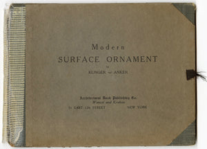 Art Nouveau MODERN SURFACE ORNAMENT Kilinger & Anker Design Book PDF DOWNLOADArt Nouveau MODERN SURFACE ORNAMENT Klinger & Anker Design Book PDF DOWNLOAD