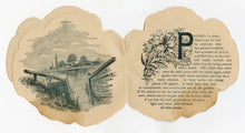 Load image into Gallery viewer, Antique Victorian Die-Cut HOOD&#39;S SARSAPARILLA Trade Card. Quack Medicine, Pansy 