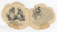 Load image into Gallery viewer, Antique Victorian Die-Cut HOOD&#39;S SARSAPARILLA Trade Card. Quack Medicine, Pansy 