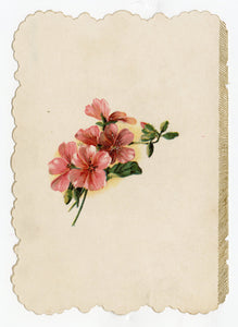 Antique "St. Valentine's Day Greeting" Die-Cut VALENTINE'S CARD, Regency Era Children