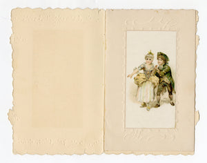 Antique 1900's Die-Cut "My Fair Valentine" VALENTINE'S DAY CARD, BOOKLET