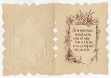 Load image into Gallery viewer, Antique, Layered Paper, Pop-Out VALENTINE&#39;S DAY CARD, &#39;Love&#39;s Offering&#39;