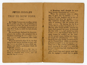Antique 1890's PETER CODDLE & His First Trip To New York CARD GAME, McLoughlin Bros.