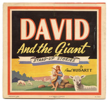Load image into Gallery viewer, 1950 DAVID AND THE GIANT Stand-up Stories Children&#39;s Book, Biblical Pop-Up Book
