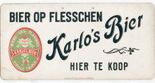 Load image into Gallery viewer, Karlo’s Bier Op Flesschen Advertising SIGN || Beer, Flandres, Dutch