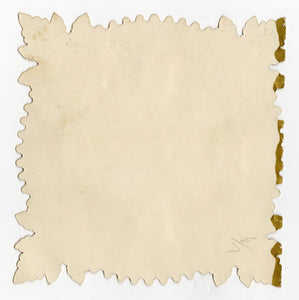 Antique, Die-cut Layered Paper Doily VALENTINE'S DAY CARD, Purple Border