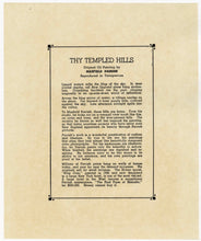 Load image into Gallery viewer, 1941 Vintage MAXFIELD PARRISH &quot;TEMPLED HILLS&quot; Christmas Card, Tintogravure