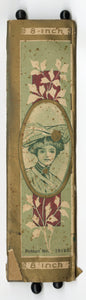 Antique 1900's CASTLE TOILET PIN TABLET, Edwardian Hat Pins, Vintage Fashion