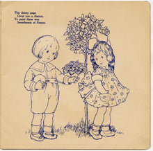 Load image into Gallery viewer, 1917 Betty&#39;s Painting Book, Children&#39;s Instructional Coloring Book, Mary Evans Price