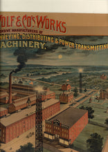 Load image into Gallery viewer, Aug. Wolf &amp; Co. Works, Flouring Mill, Elevating, Conveying, Distributing and Power Transmitting Machinery Advertising Lithograph, Factory