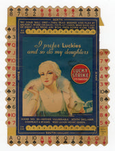 Load image into Gallery viewer, 1932 Lucky Strike, Dowager Mother, Bridge Game Advertisement, Milton C. Work