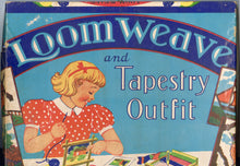 Load image into Gallery viewer, 1942 Loom Weave and Tapestry Outfit, Children&#39;s Knitting Game, Fashion, Art