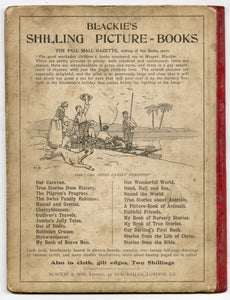 Antique 1910's-1920's CHILDREN AT SEA Kid's Picture Book, Maritime