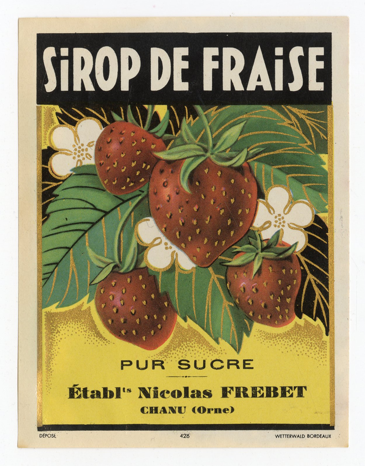 Sirop de fraise - Sirop Shop