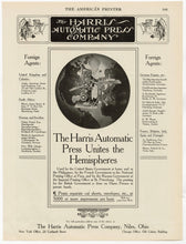 Load image into Gallery viewer, Advertising Page from The American Printer Journal, Russo-Japanese War, Gatchel &amp; Manning