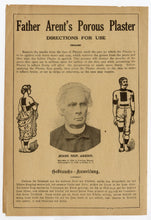 Load image into Gallery viewer, Antique Father Argent&#39;s Rheumatism Porous Plaster Advertisement, Quack Nostrum