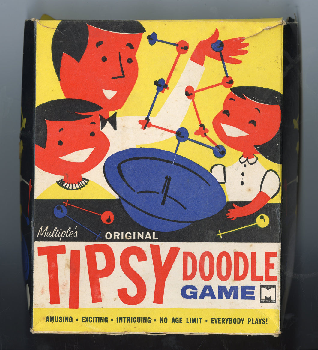 Mid-Century Multiple's Original TIPSY DOODLE GAME || Full Game with Complete Pieces